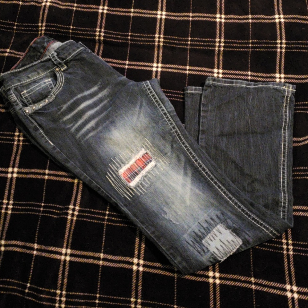 Patchy Blue Jean's